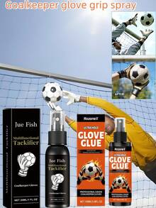 1pc;Goalkeeper Gloves Anti Slip Spray; Increase Glove Stickiness; Improve Grip Strength; Tackifying Spray; Multi Functional Adhesive - Multicolor - View 2