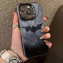 1 pieza Funda protectora de teléfono con marco grande con diseño de murciélago compatible con iPhone 7 8 7Plus 8Plus X XS XR XSMAX 11 11PRO 11PROMAX 12 12PRO 12PROMAX 13 13PRO 13PROMAX 14 14PRO 14PROMAX 15 15PRO 15PLUS 15PROMAX 16 16Pro 16Plus 16Promax IPhone17 IPhone17Air IPhone17PRO IPhone17PROmax y series - Multicolor - Ver 2