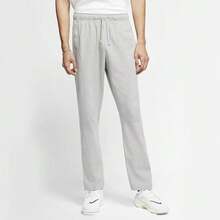 Nike Club Sportswear Club Fleece 长款针织运动裤，男款，浅灰色 - 黑色 - 查看 2
