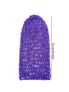 1个网状发网、1条针织围巾/帽子，外加1顶43厘米长的睡眠帽——非常适合编发和保护头皮。适用于马尾辫、盘发和各种发髻发型。（仅包含发网和帽子，不包含其他物品） - 彩色 - 查看 10