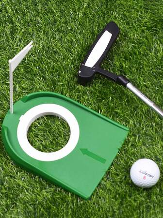 Golflochhülle mit Fahne, Trainingsgerät für Innen-/Außenbereich, Putt-Tasse für Zuhause, Büro und Garage für Lässig und Unterhaltung