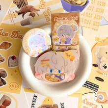 任宇深空离旋七宇神星摇摆钥匙扣，动漫挂件，背包装饰，礼物，游戏周边，生日礼物，完美礼物 - 彩色 - 查看 5