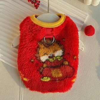一款温暖舒适的宠物冬季背心