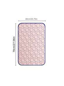 1pc Portable Thick Heat-Resistant Ironing Mat - Large Size Table Top/Countertop Ironing Blanket, Over-The-Door Steamer Pad, Washer Dryer Mat, Foldable Travel Ironing Pad For Handheld Steam Irons