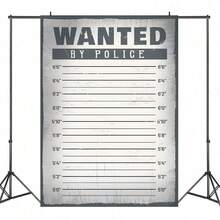 2D Flat Black & White Human Height Measurement Chart, Photography Background, Portrait Photography Background, Studio Prop Vinyl Material - Black and White - View 18