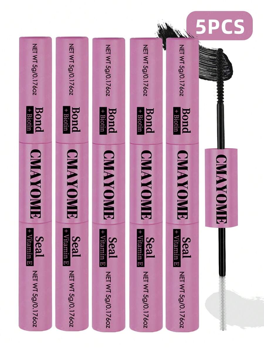 [Độ bền cực cao 72 giờ] Bộ 1/2/3 chai keo dán mi và dung dịch định hình mi 2 trong 1 không gây dị ứng | Độ bền cực cao 72 giờ, không chứa latex, chống thấm nước | Dùng cho mi giả tự làm, dụng cụ trang điểm mi giả | Keo dán mi giả màu đen pha trộn