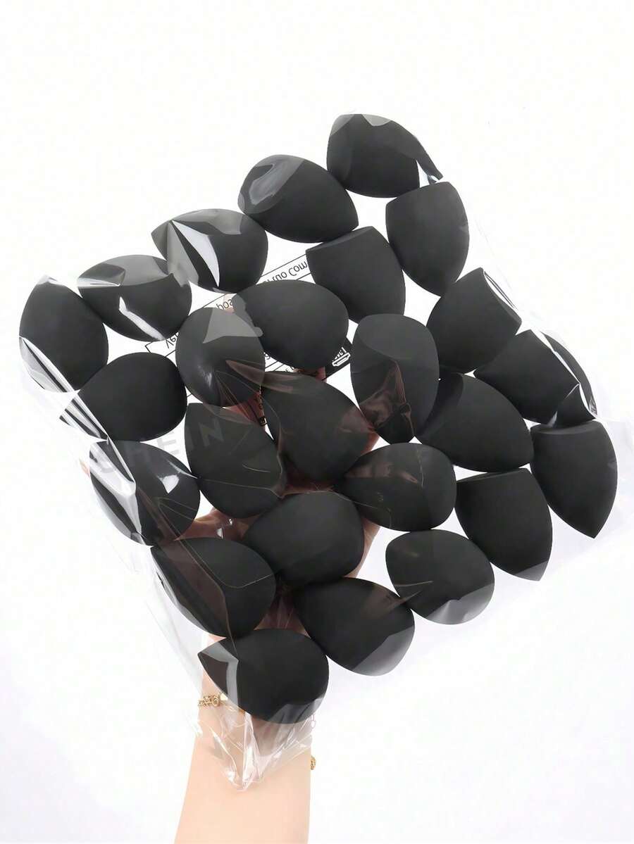 2/5/10/15/20/25pcs Dual-Color Makeup Sponges, Random Colors And Shapes, Blending Beauty Sponges For Liquid, Cream And Powder, Latex-Free Wet And Dry Foundation Makeup Sponges, Suitable For All Skin Types,Giveaways,Travel,Cheap Stuff,Travel Essential - Multicolor - View 1