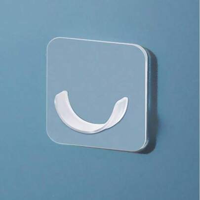 2/4/6 Pack Strong Adhesive Wall Hooks - Drill-Free, Easy To Install, Suitable For Kitchen, Bathroom, Bedroom - Multifunctional Door Hook For Hanging Towels, Clothes, Keys - Stylish White Design