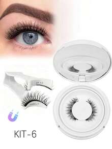 Bộ 4 món kẻ mắt từ tính & lông mi từ tính kèm hộp đựng - Lông mi tự nhiên, có thể tái sử dụng, tạo hiệu ứng mi 3D mềm mại, không cần keo, thoải mái khi đeo. Lông mi sử dụng nam châm mạnh để gắn, chiều dài 5-11mm, chất liệu lông chồn giả, phù hợp sử dụng hàng ngày, chống thấm nước, có thể tái sử dụng, cũng thích hợp cho các bữa tiệc, hẹn hò. - Nhiều màu - Xem 20