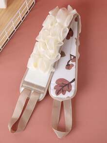 1pc 2-In-1 Expandable Bath Sponge With Soap Pouch Design & Exfoliating Texture, Large Double-Sided Soft Body Scrubber, Gentle Cleansing & Light Beige Smooth, Bathroom Accessory, Bath Tub Enhancer - Multicolor - View 16