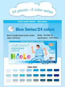 Neu aufgewertete Acrylfarb-Marker, erstmals online erhältlich. Dickere Tinte, gleichmäßigerer Farbfluss, umfassendere Farbauswahl. Geeignet für Handwerksarbeiten und Kunstbedarf, können auf Kunststoff, Glas, Metall, Bambus, Leinwand, Steinen, Keramik und Textilien verwendet werden für Basteleien, auch für professionelle künstlerische Malerei geeignet. Ein ideales Geschenk für Freunde und Familie. - Verschiedenfarbig - Übersicht 9