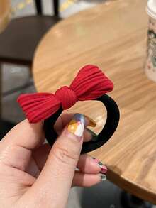 20/10/5/1pcs Set Chinese Style Red Bow Hair Scrunchies, Elastic Hair Ties, New Year Ponytail Hair Accessories ,Hair Rubber Bands ,Hair Rope Head Accessories - Multicolor - View 11