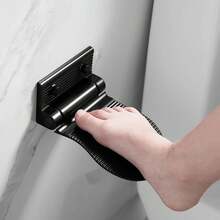 Ellen Shower Foot Rest Bathroom Pedals Non-Slip Shower Footstool Pedestal Pedals Elderly Pregnant Bath Stool Black EL802 - 黑色 - 查看 6
