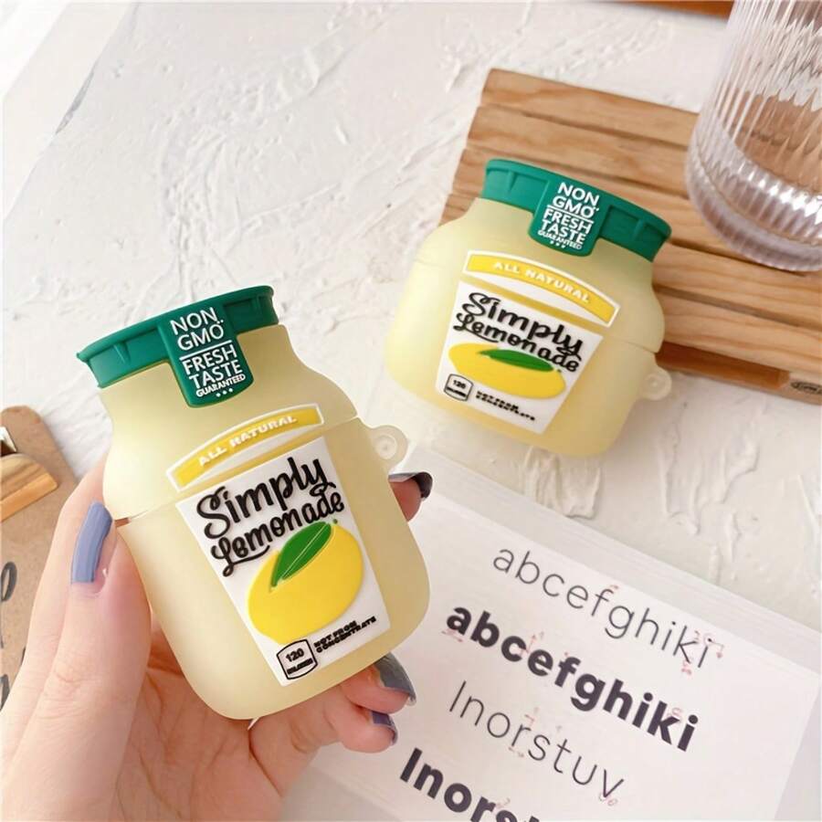 3D Funny Food Lemon Design Silicone Cover 2/1 Pro 3 - Dành cho Airpods 3 - Xem 1