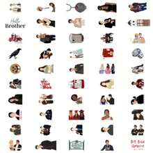 50pcs Vampire Diary Stickers - Enigmatic Small-Town Character & Vibe Decals For Car, Luggage & Water Bottle, Fandom Must-Have - Multicolor - View 6