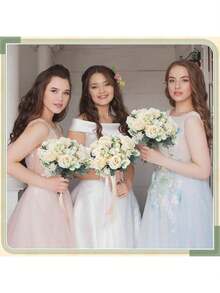 1/3PCS 11.8inch Artificial Peony, Rose Bouquet, Flower Bud, Hydrangea Bouquet, Valentine's Day Embroidered Ball, Various Flowers, Birthday Party, Party, Wedding Flower Basket, Bride Holding Flowers, Home Decoration, Restaurant, Bedroom, Windowsill, Vase Decoration, Valentine's Day And New Year Decoration, Outdoor Garden, Back To School Season, Rama Decoration