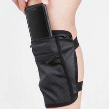 Elastic Wristband With Phone Pouch, Shock-Absorbing Breathable Sports Phone Holder - Multicolor - View 1