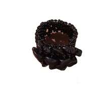 Natural Stone Irregular Beads 5-8mm Natural Loose Beads Crushed Stone Crystal DIY Accessories Crushed Stone Beads With Holes - Sỏi đen - Xem 5