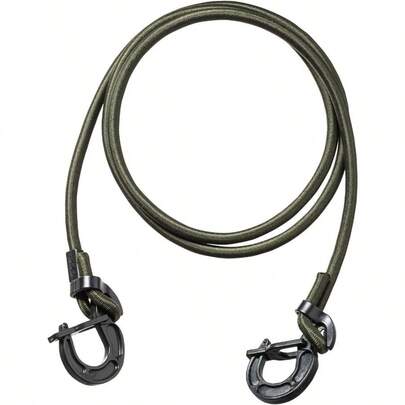 エーモン(amon) OGC バンジーコード ロック付 全長1. 5m コード径8mm 色々使えるタフストレッチコード 外れにくいロックタイプ 荷物の固定サポート 長さ調整可能 8606