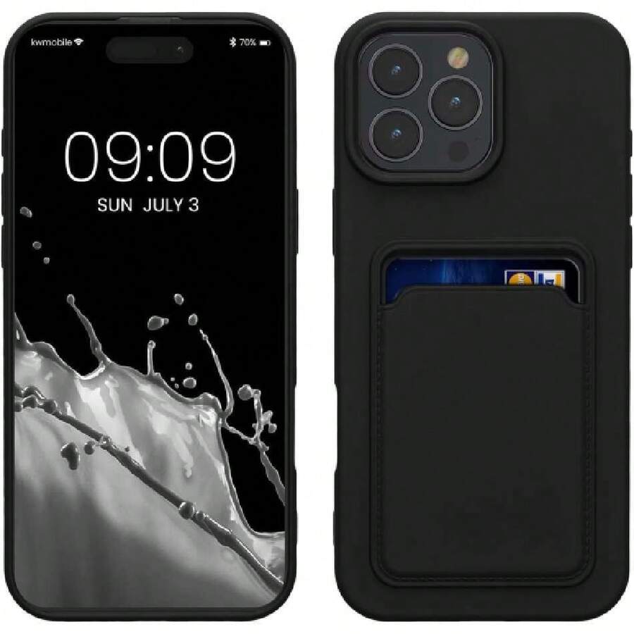 Wallet Case Compatible With Apple 16 Pro Max - Protective Wallet Case With Card Slots - Black, 38214001 - 乾枯玫瑰色 - 查看 1