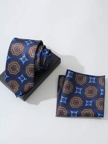 2pcs Business Tie Towel Suit Clothing Wear Matching Business Fashion Shirt Men's Tie Towel. - A - View 15