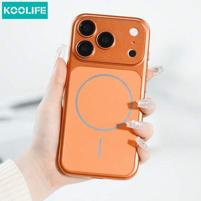 磁吸式磨砂PC防震手机壳，单件装，超薄磁吸磨砂PC材质，带大窗口，凸起镜头保护，兼容 17/17 Pro/17 Pro Max，春季礼物