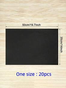 50x35厘米黑色薄纸，适用于礼品、工艺品、DIY纸花包装，也适用于礼物、游戏、生日、母亲节、毕业典礼、礼品包装、花束包装等场合。 - 黑色 - 查看 11