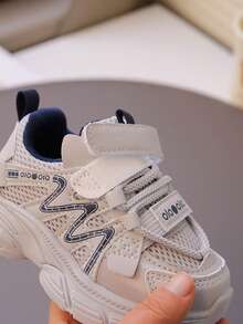 Kids Boys/Girls Spring New Casual Breathable Sports Sneakers, Hot Selling Children Running Shoes - Grey - View 5