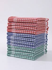 24/12/6pcs Set Colorful Woven Dishcloths - High Absorbency, Non-Shedding, Suitable For Kitchen Utensils And Countertops, Modern Style, Lightweight And Reusable, Suitable For Daily Use Or Special Occasions, Can Also Be Used As Dish Towels, Bath Towels, Applicable To Beauty Salons, Hotels, Sports Venues, Home Goods, Towels, Skincare