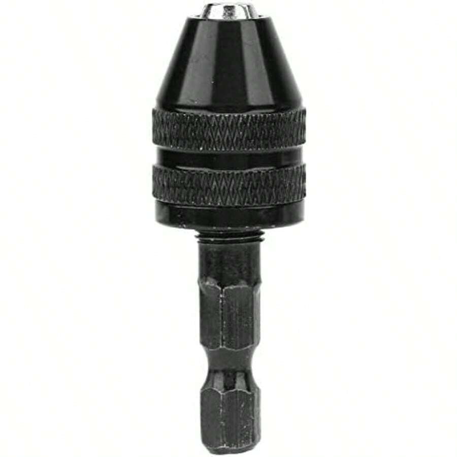 0.3-3.6mm Keyless Drill Chuck 1/4" Hex Shank Adapter Converter, Suitable For Screwdriver