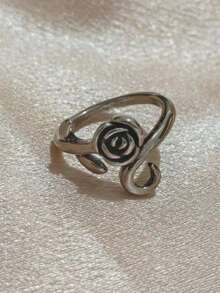 Adjustable Woven Crochet Tension Ring, Silver Color Crochet Ring, For Crochet Knitting, Finger Crochet Ring, Hand Weaving Supplies, Women Crochet Knitting Tools - Multicolor - View 17