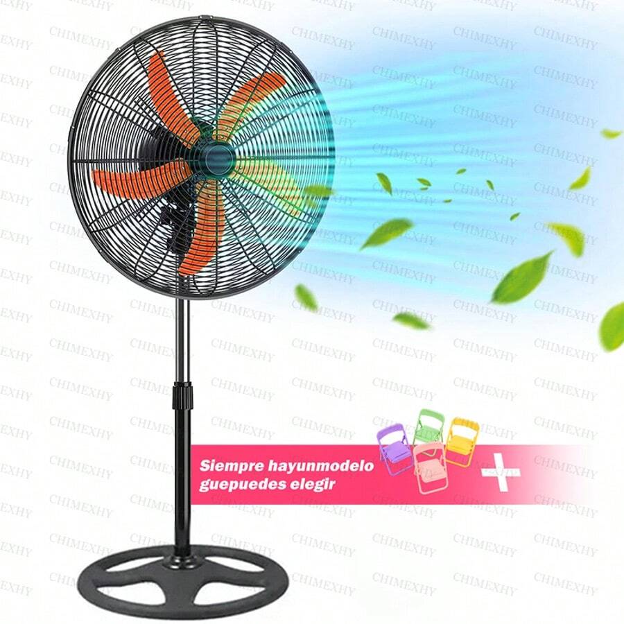 LÈRFM 18-Inch 3-In-1 Floor Fan, Suitable For Home, High Power, Industrial Fan, High Power, Easy Installation, Floor Fan, Fan - US A Type Plug(110-127V) - View 1