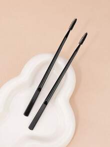 1/2/5pcs Brow Lift Applicator, Dual-Ended Eyebrow Brush For Grooming & Lifting Brows & Applying Brow Wax, Creates A Fluffy Feathered Look