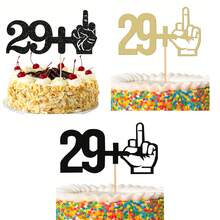 Decoración de pastel de 30 cumpleaños - Decoración de pastel de 30 cumpleaños, perfecto para fiesta de 30 cumpleaños, 30 aniversario o celebración de 30 cumpleaños - Multicolor - Ver 2