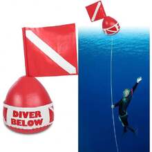 Marcador de 52 x 32 x 1 PVC Marcador de Buceo Inflable con Bandera,38258864 - D - Ver 5