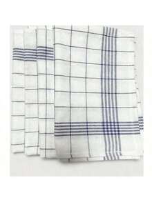 Large Checkered Kitchen Dish Towel, Absorbent Tea Towel, Soft Reusable Cleaning Cloth, Quick-Drying Dishcloth, Dishwashing Cloth - Multicolor - View 22