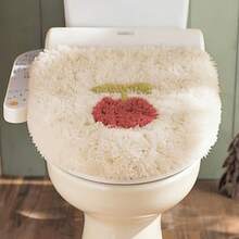 Bath Rug Set - Apfelförmiger Deckel + Bodenmatte (2-teiliges Set) - Übersicht 4