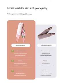 1pc 2-In-1 Expandable Bath Sponge With Soap Pouch Design & Exfoliating Texture, Large Double-Sided Soft Body Scrubber, Gentle Cleansing & Light Beige Smooth, Bathroom Accessory, Bath Tub Enhancer - Multicolor - View 12