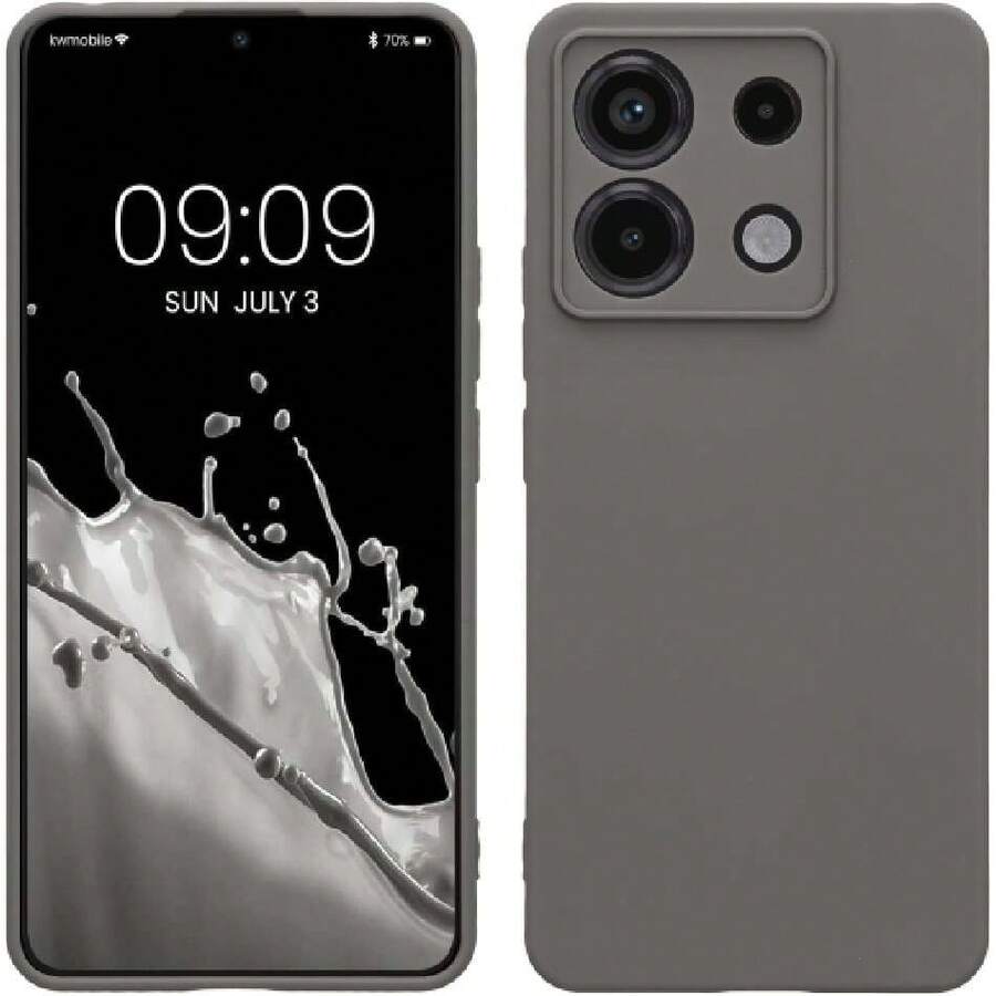 Carcasa Compatible con Xiaomi Redmi Note 13 Pro 5G / Poco X6 5G Funda - con Bordes elevados - Apto Carga inalámbrica - Polvo de Piedra Mate,38213203 - Mostaza Amarilla - Ver 1