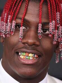 100颗大孔珠子，洋葱粉透明哑光桶珠，塑料马珠。适用于编发和假发，珠子尺寸略小。头部饰品，女士发饰，接发，假发片，发夹 - 彩色 - 查看 9
