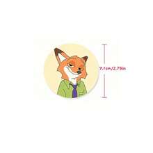 2个/4个迪士尼杯垫，尼克和朱迪杯垫，史迪奇汽车杯垫，疯狂动物城杯垫，创意防滑收纳杯垫，可爱保温杯垫，卡通防滑杯垫，通用汽车杯垫 - 彩色 - 查看 12