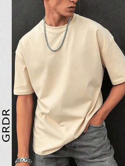 Camiseta de manga corta de moda para hombres, de  caliente y de ajuste holgado.| Diseño Exquisito| Esencial de Verano| Fácil de combinar| Muestra tu estilo 100% algodón puro y suave