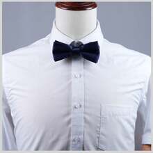 Elegant Black Bow Tie - Formal Tuxedo Style - Adjustable, One Size - Suitable For Suits, Uniforms And Special Occasions