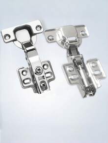 35毫米缓闭式橱柜铰链 - 20/10 CP 套装，标准橱柜门铰链，衣柜和橱柜配件 - 銀色 - 查看 4