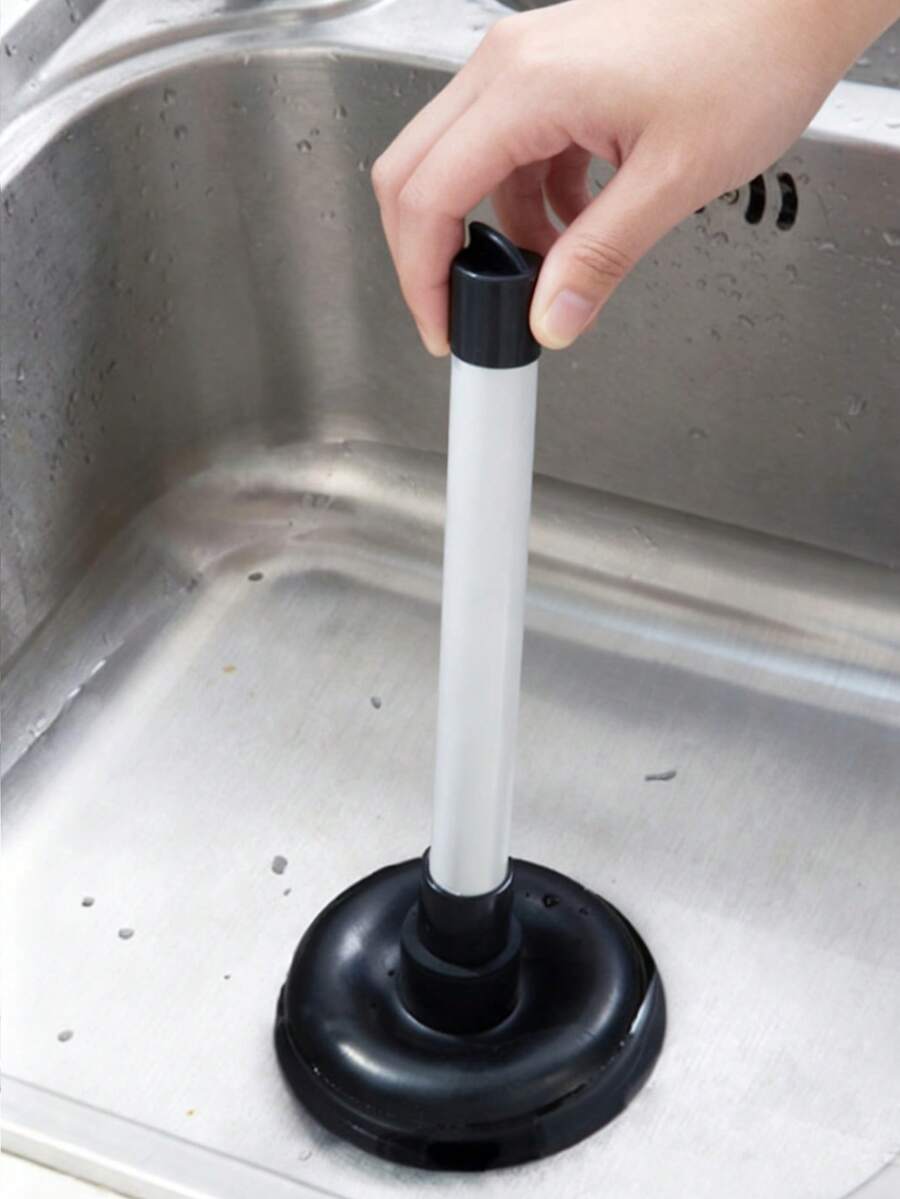 1个强力水槽疏通器 | 厨房马桶疏通器 | 强力马桶疏通器,轻松疏通所有堵塞物 | 浴室淋浴排水管清洁剂 - 白色 - 查看 1