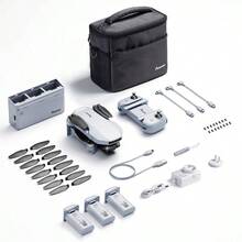 Dron ATOM SE Cmara 4K EIS y GPS, Peso 249g, 93 Minutos de Vuelo, Transmisin FPV de 4km, Motor sin Escobillas, Velocidad Mxima de 16m s, Retorno Automtico, Ligero y Plegable - Minimalist - Ver 8