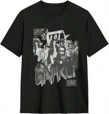 Katseye Beautiful Chaos Tracklist Shirt, Katseye Kpop Shirt, Katseye Gnarly Shirt, Gabriela Shirt, K - 黑色 9 - 查看 1