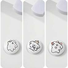 2pcs Cartoon Pattern Ceramic Spring Core, Bathtub Drain Plug, Sink Drain Plug, Anti-Clogging Pop-Up Drain, Odor-Proof Press-Type, Bathroom Plumbing Accessories - Multicolor - View 8