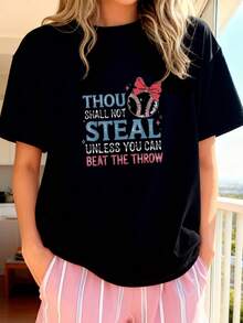 Women T-Shirts - Black - View 11