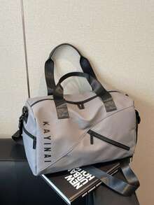 1个中号旅行包，男女通用健身包，户外旅行包，干湿分离收纳袋，个人行李包，通勤购物手提袋，健身休闲收纳袋 - 彩色 - 查看 15